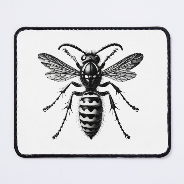 Item preview, Intricate Wasp Illustration designed and sold by becauseturkey.