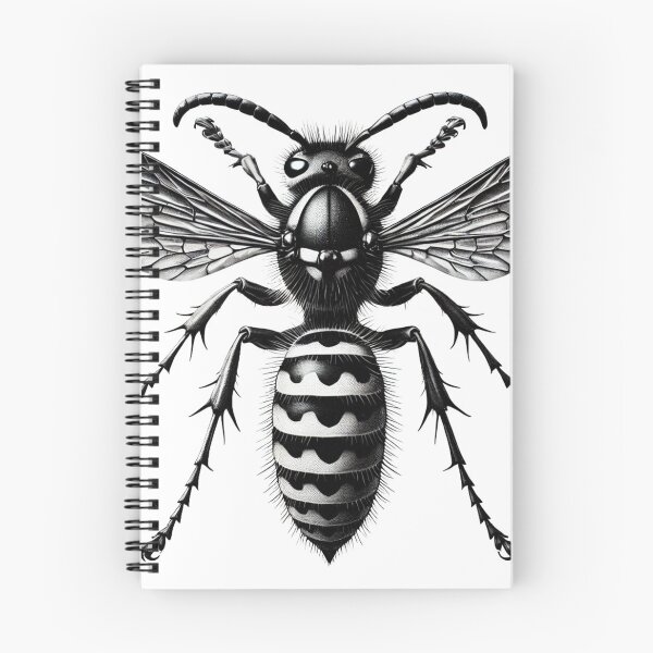 Item preview, Intricate Wasp Illustration designed and sold by becauseturkey.