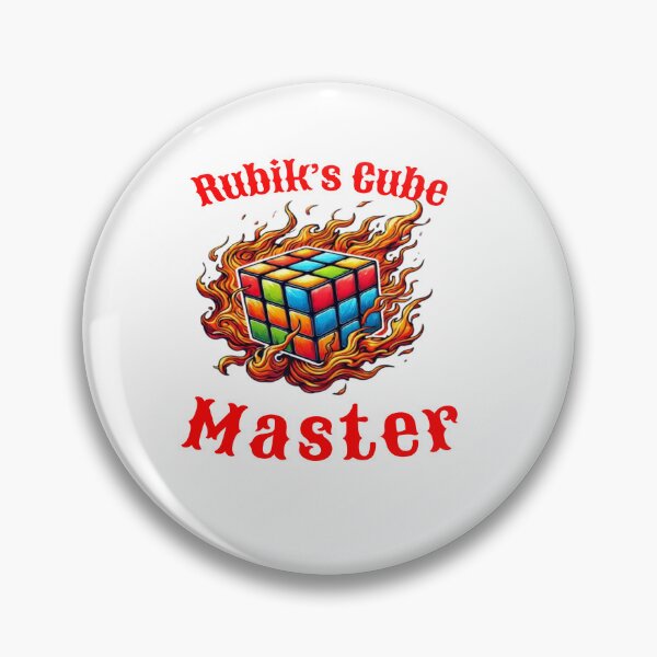 Item preview, Rubiks Cube in Fire, Master, Retro, designed and sold by Fleetwood1994.