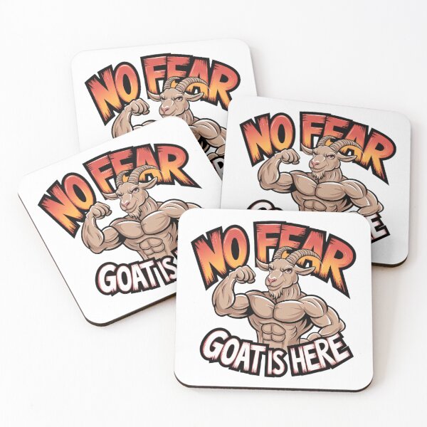 Item preview, NO FEAR GOAT IS HERE designed and sold by BugiDesignArt.