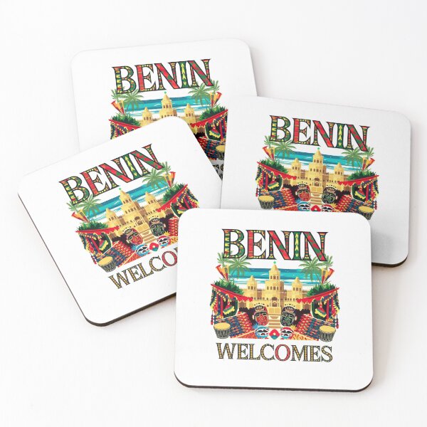 Item preview, Benin Welcomes Flag Map Porto-Novo, Cotonou, Voodoo, designed and sold by AnimalsDH305.