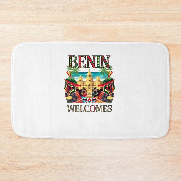 Item preview, Benin Welcomes Flag Map Porto-Novo, Cotonou, Voodoo, designed and sold by AnimalsDH305.