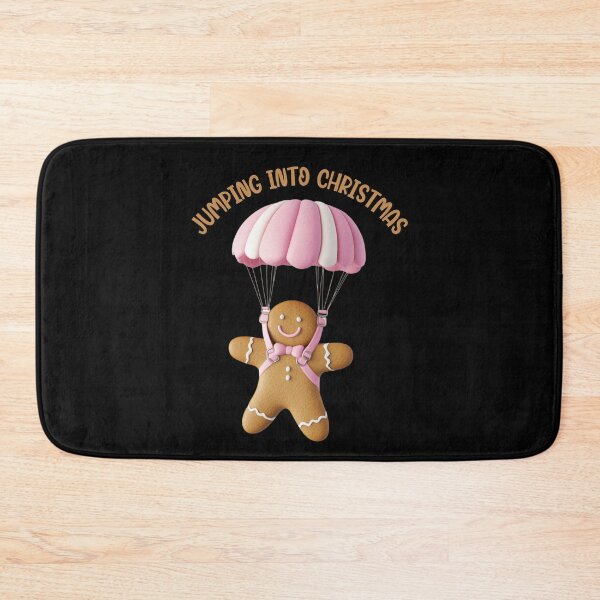 Item preview, Jumping Into Christmas Skydiving Cookie Gingerbread Man 4 designed and sold by Designed-By-KC.