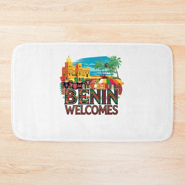 Item preview, Benin Welcomes Flag Map Porto-Novo, Cotonou, Voodoo, designed and sold by AnimalsDH305.
