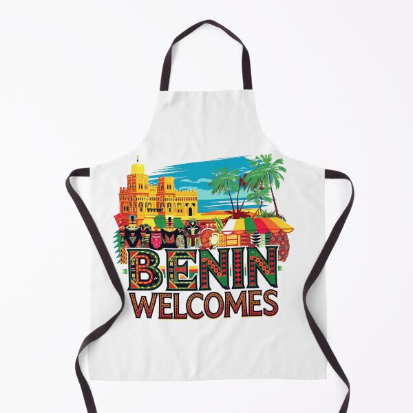 Item preview, Benin Welcomes Flag Map Porto-Novo, Cotonou, Voodoo, designed and sold by AnimalsDH305.