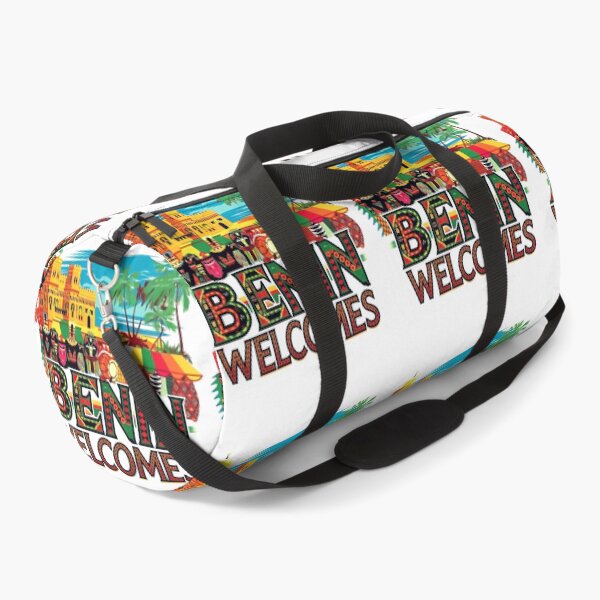 Item preview, Benin Welcomes Flag Map Porto-Novo, Cotonou, Voodoo, designed and sold by AnimalsDH305.
