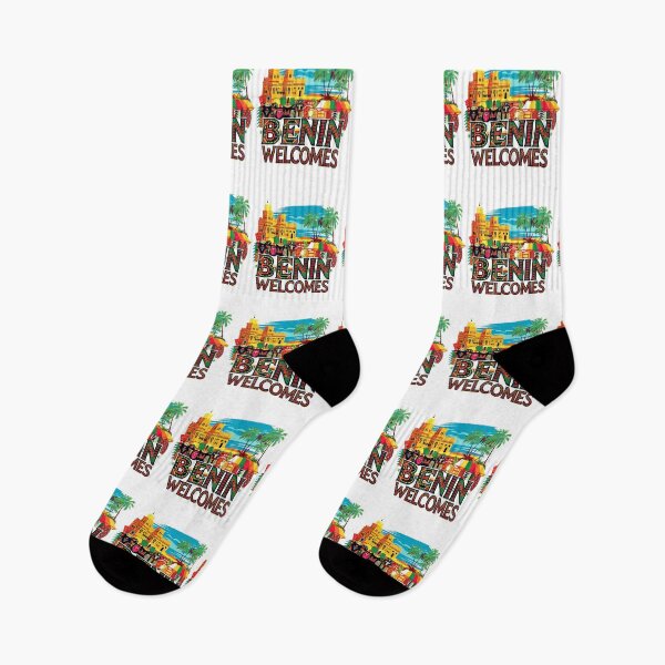 Item preview, Benin Welcomes Flag Map Porto-Novo, Cotonou, Voodoo, designed and sold by AnimalsDH305.