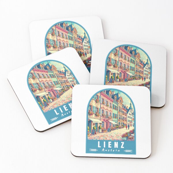 Item preview, Lienz in Tirol Austria Retro Art Travel Emblem designed and sold by MaateoDesign.