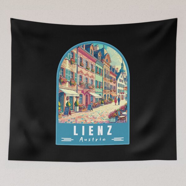 Item preview, Lienz in Tirol Austria Retro Art Travel Emblem designed and sold by MaateoDesign.