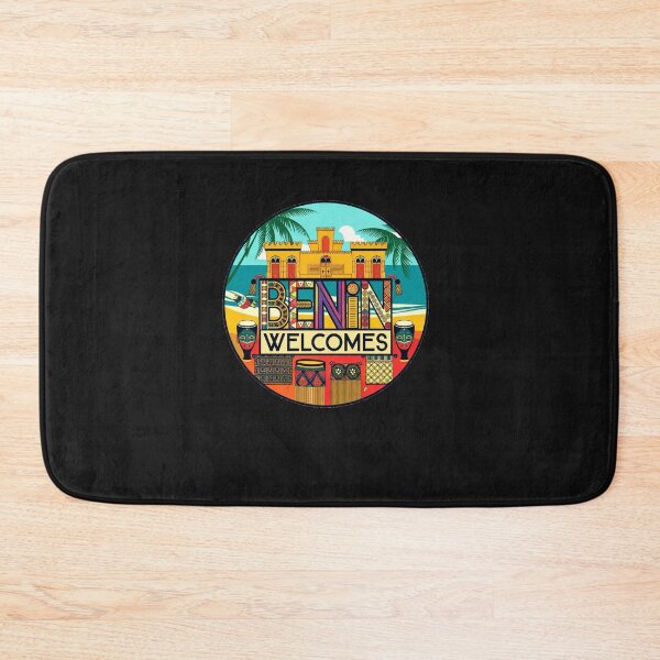 Item preview, Benin Welcomes Flag Map Porto-Novo, Cotonou, Voodoo, designed and sold by AnimalsDH305.