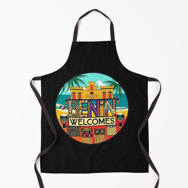 Item preview, Benin Welcomes Flag Map Porto-Novo, Cotonou, Voodoo, designed and sold by AnimalsDH305.