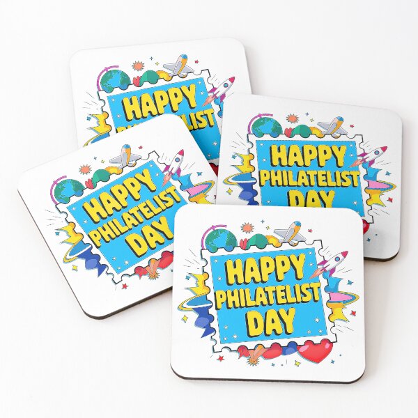 Item preview, Happy Philatelist Day – Celebrate the Joy of Stamps designed and sold by Amanda's Factory.