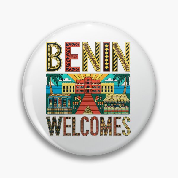 Item preview, Benin Welcomes Flag Map Porto-Novo, Cotonou, Voodoo, designed and sold by AnimalsDH305.