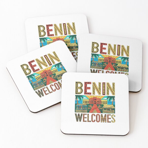 Item preview, Benin Welcomes Flag Map Porto-Novo, Cotonou, Voodoo, designed and sold by AnimalsDH305.