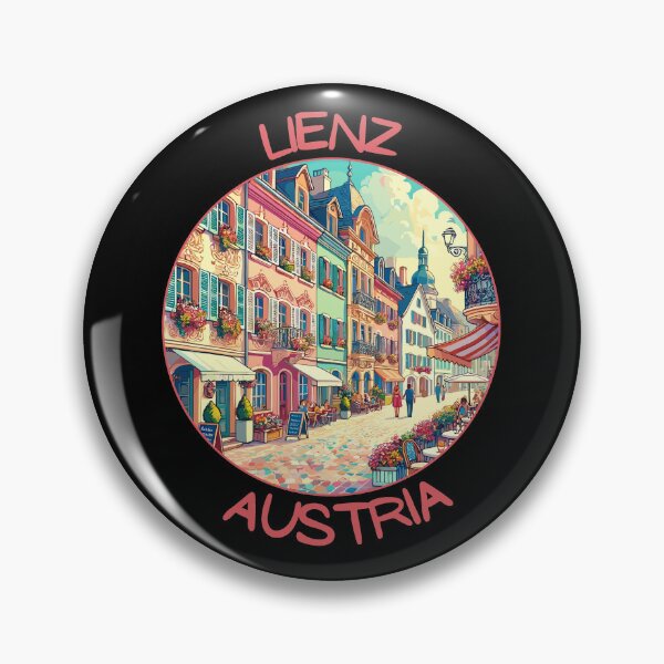Item preview, Lienz in Tirol Austria Retro Art Travel Emblem designed and sold by MaateoDesign.