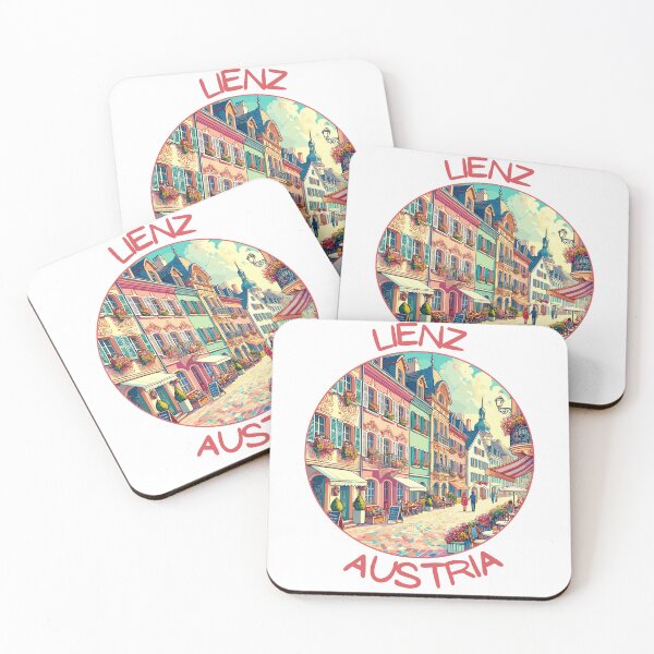 Item preview, Lienz in Tirol Austria Retro Art Travel Emblem designed and sold by MaateoDesign.