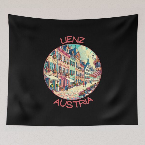 Item preview, Lienz in Tirol Austria Retro Art Travel Emblem designed and sold by MaateoDesign.