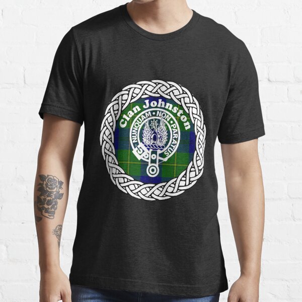 Johnston Ancient Clan Legging, Scottish Tartan Johnston Ancient Clans Legging Crest Style