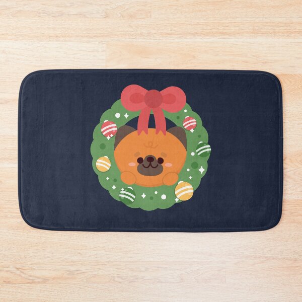 Item preview, German Shepherd Puppy Christmas Wreath designed and sold by theladyernestember.