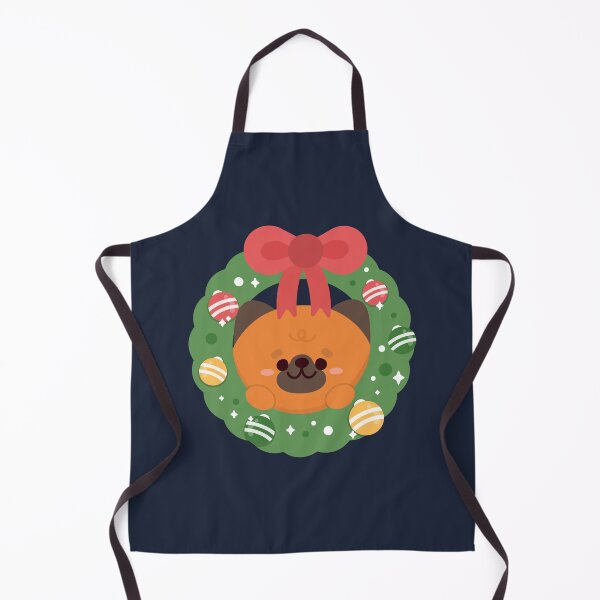 Item preview, German Shepherd Puppy Christmas Wreath designed and sold by theladyernestember.