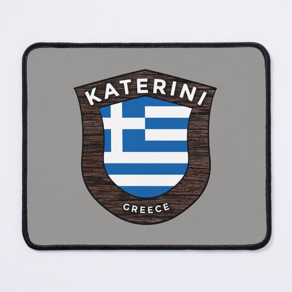 Item preview, Katerini Greece Emblem Flag designed and sold by World Designs.