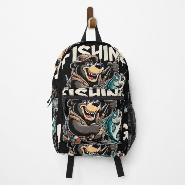 Item preview, Fishing Fishing Bear Angler Big Fish Gift designed and sold by Pineapple-Tree.