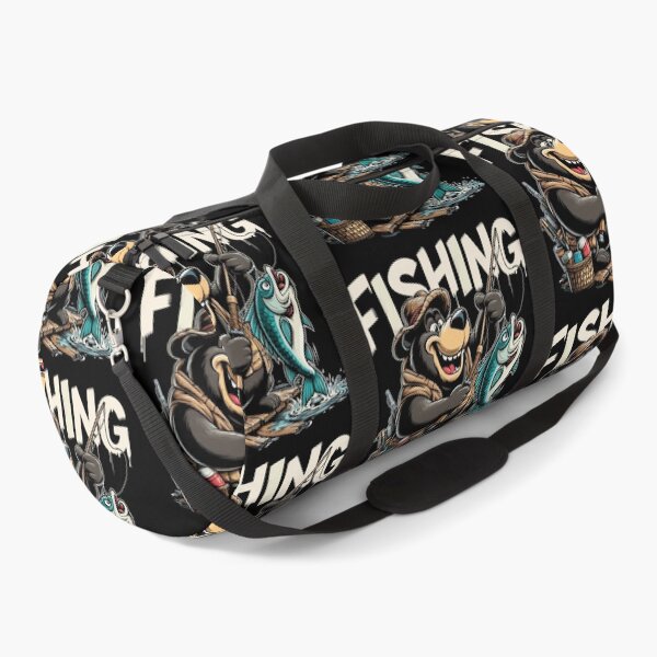 Item preview, Fishing Fishing Bear Angler Big Fish Gift designed and sold by Pineapple-Tree.