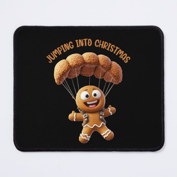 Item preview, Jumping Into Christmas Skydiving Cookie Gingerbread Man 1 designed and sold by Designed-By-KC.