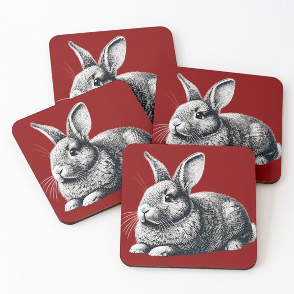 Item preview, Cozy Bunny - Playful AI Pen Art TSQ designed and sold by TSQ.