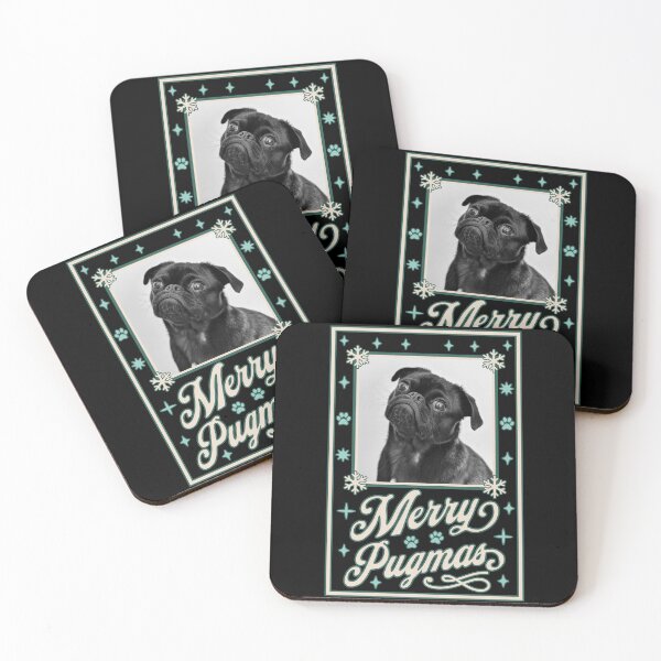 Item preview, Merry Pugmas Christmas Pug designed and sold by DomTeesHaven.