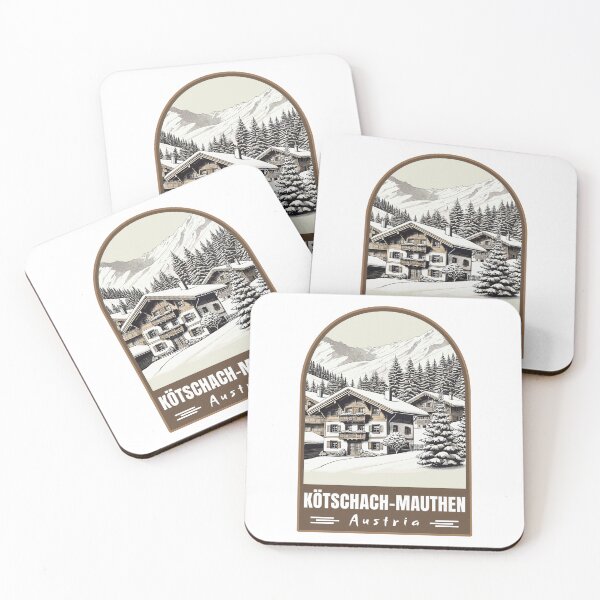 Item preview, Kötschach-Mauthen in Carinthia Austria Retro Art Travel Emblem designed and sold by MaateoDesign.