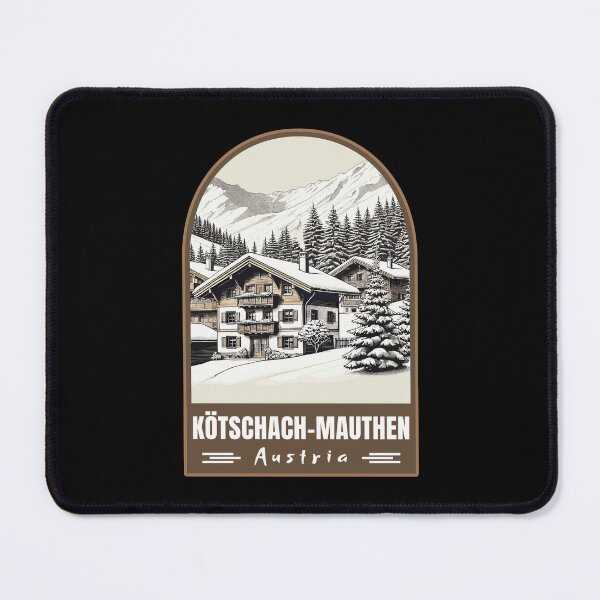Item preview, Kötschach-Mauthen in Carinthia Austria Retro Art Travel Emblem designed and sold by MaateoDesign.