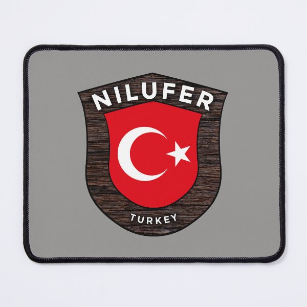 Item preview, Nilufer Turkey Emblem Flag designed and sold by World Designs.