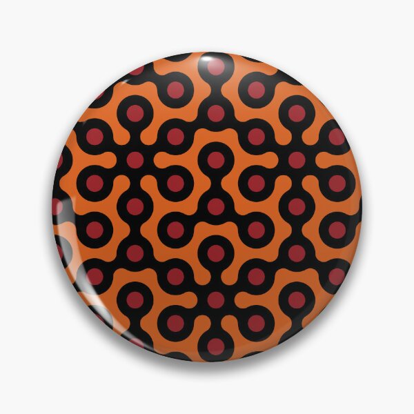 Item preview, Geometric retro pattern with organic symmetry designed and sold by Girih.