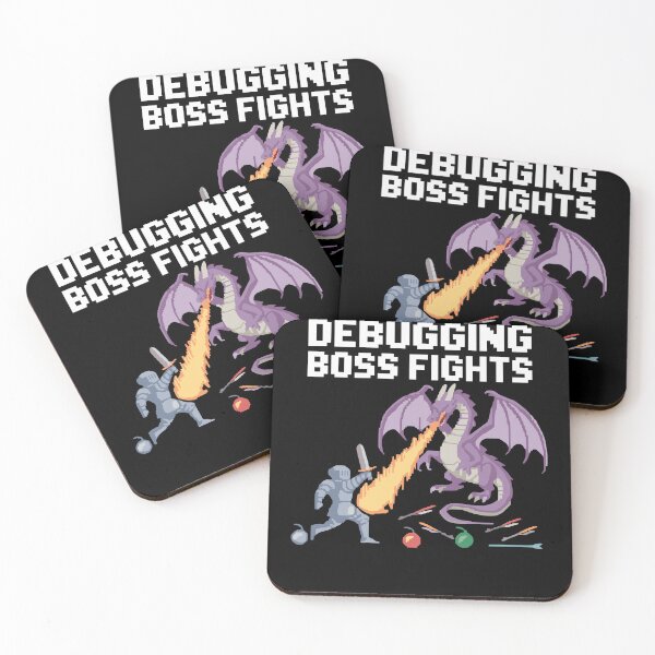 Item preview, Debugging Boss Fights Knight Vs Dragon designed and sold by InsanseCreation.