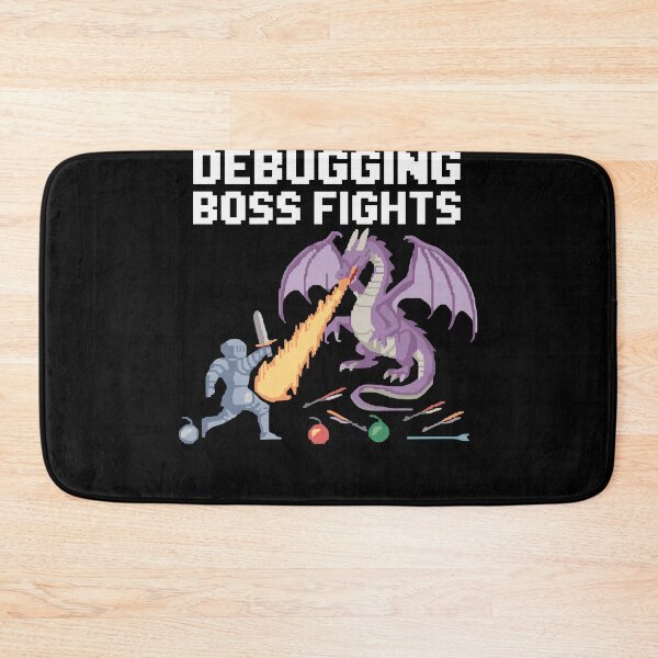 Item preview, Debugging Boss Fights Knight Vs Dragon designed and sold by InsanseCreation.
