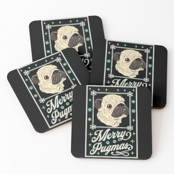 Item preview, Merry Pugmas Christmas Pug designed and sold by DomTeesHaven.