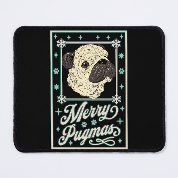 Item preview, Merry Pugmas Christmas Pug designed and sold by DomTeesHaven.