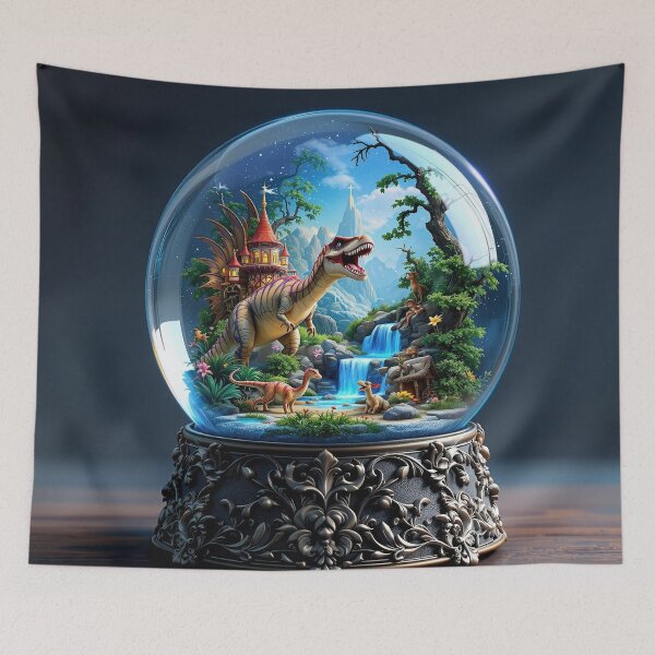 Item preview, dinosaur, snow globe designed and sold by jkrphoto.