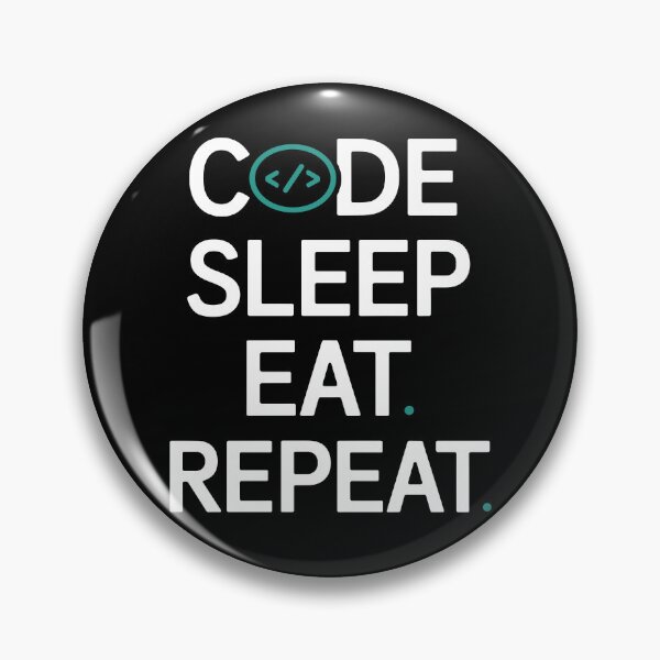 Item preview, Funny Code Sleep Eat Repeat Graphic designed and sold by InsanseCreation.
