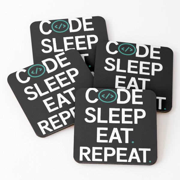 Item preview, Funny Code Sleep Eat Repeat Graphic designed and sold by InsanseCreation.