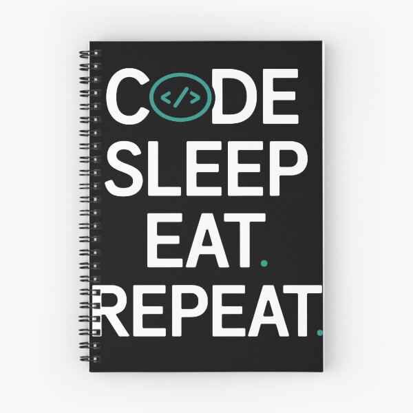 Item preview, Funny Code Sleep Eat Repeat Graphic designed and sold by InsanseCreation.
