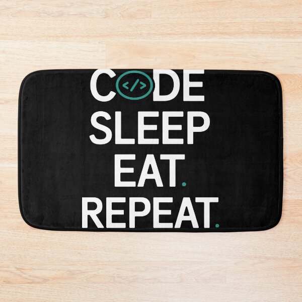 Item preview, Funny Code Sleep Eat Repeat Graphic designed and sold by InsanseCreation.