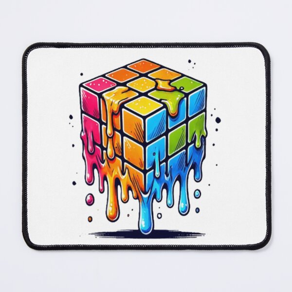 Item preview, Rubiks Cube in heat, Melt, Retro, designed and sold by Fleetwood1994.