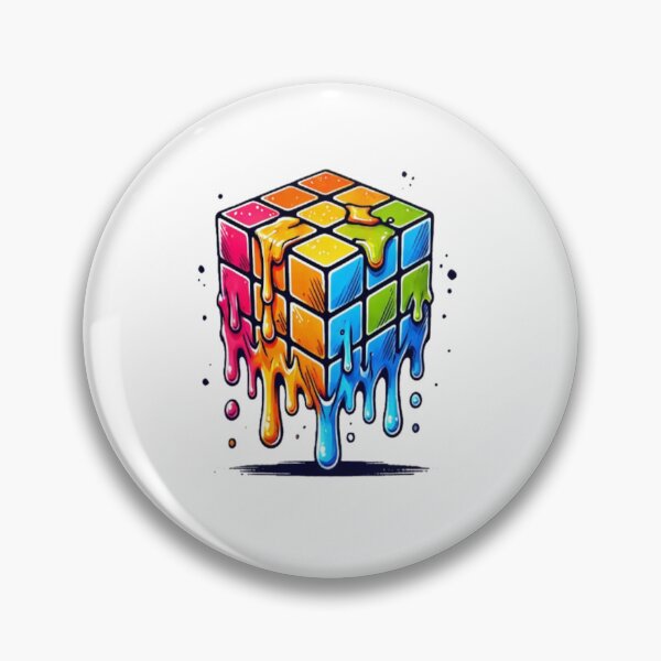 Item preview, Rubiks Cube in heat, Melt, Retro, designed and sold by Fleetwood1994.