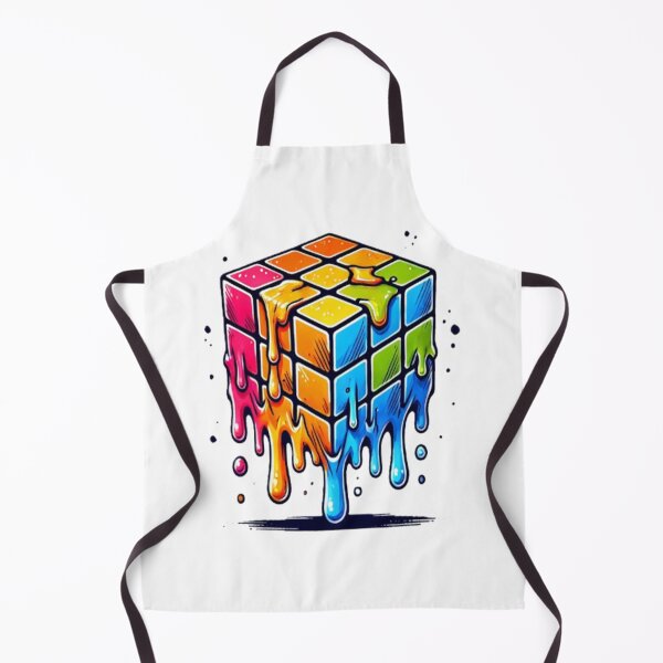 Item preview, Rubiks Cube in heat, Melt, Retro, designed and sold by Fleetwood1994.