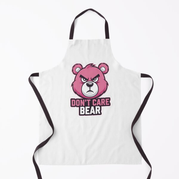 Item preview, Grumpy Pink Bear "Don't Care Bear" Funny Cartoon Design designed and sold by Maddy V Store.