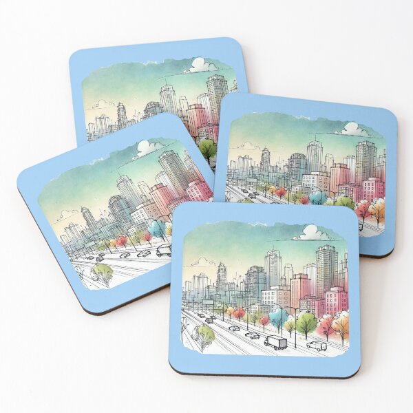 Item preview,  Islington & Bloor: 3D Cityscape from West to East , designed and sold by PaintMeWorld.