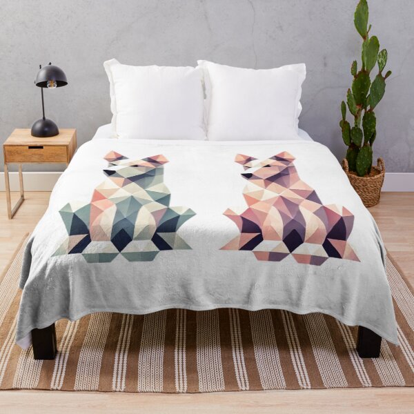 Item preview, Geometric Canine Duo designed and sold by becauseturkey.