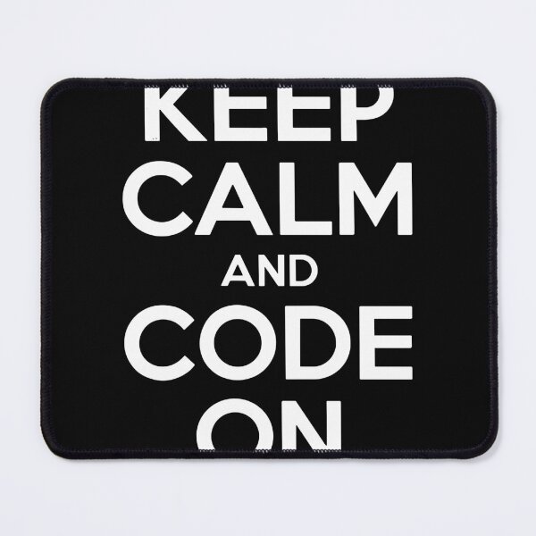 Item preview, Inspirational Keep Calm and Code On designed and sold by InsanseCreation.